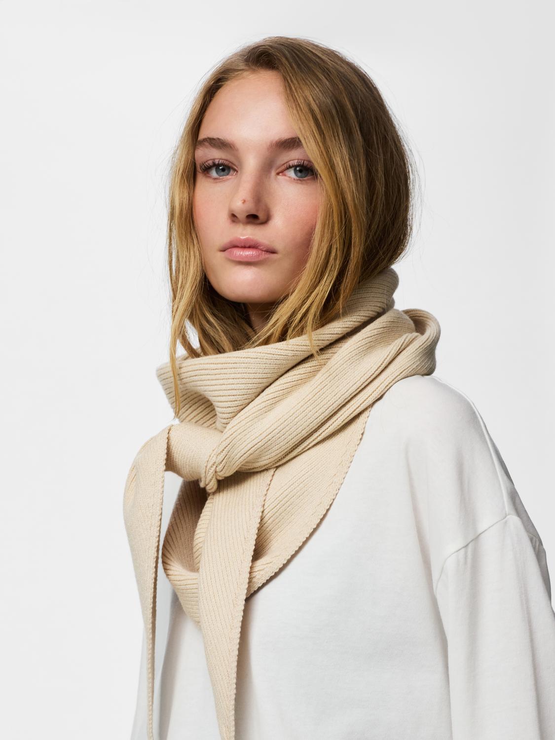PCKOMMA Scarf - Whitecap Gray - VERO MODA & VILA Bergvik